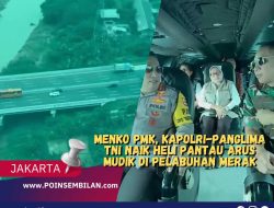 Menko PMK, Kapolri-Panglima TNI Naik Heli Pantau Arus Mudik di Pelabuhan Merak