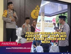 Perkuat Sinergi, Kapolres Parepare AKBP Arman Muis Buka Puasa Dengan Awak Media