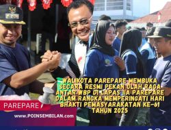 Walikota Parepare Membuka Secara Resmi Pekan Olah Raga Antar WBP Di Lapas IIA Parepare Dalam Rangka Memperingati Hari Bhakti Pemasyarakatan Ke-61 Tahun 2025