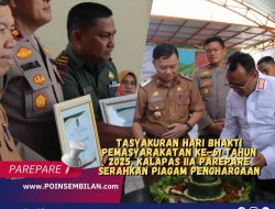 Tasyakuran Hari Bhakti Pemasyarakatan Ke-61 Tahun 2025, Kalapas IIA Parepare Serahkan Piagam Penghargaan
