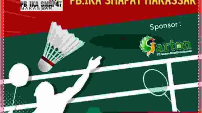 IKA SMAPAT Makassar Gelar Pertandingan Intern Bulu Tangkis