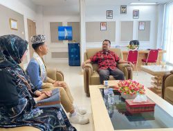 Terima Hidayat Faturrahman, Bau Akram Dai : Pemuda Sulbar Mampu Bersaing di Kancah Internasional