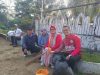 DKPPKB Sulbar Gotong Royong Bersihkan Taman Makam Pahlawan Jelang HUT ke-81 RI