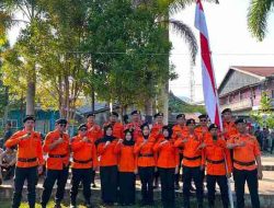 TRC dan ASN BPBD Sulbar Ikuti Upacara HUT ke-81 Kemerdekaan RI di Lapangan Ahmad Kirang