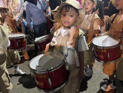Tim Drumband TK Kartika XX-39 Parepare Semarakkan HUT RI ke-81