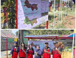 Mahasiswa KKN Unhas 116 Posko Desa Jenetaesa Maros Buat Peta Rawan Iklim dan Bencana