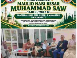 IKA SMAPAT Akan Gelar Maulid Nabi Muhammad SAW 1448 H, Pererat Silaturahmi Antaralumni
